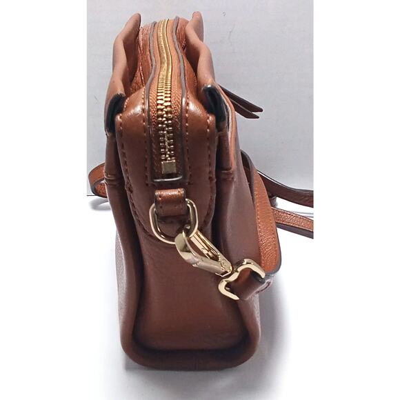 Vince Camuto Brown Leather Shoulder Bag - Picture 4 of 7